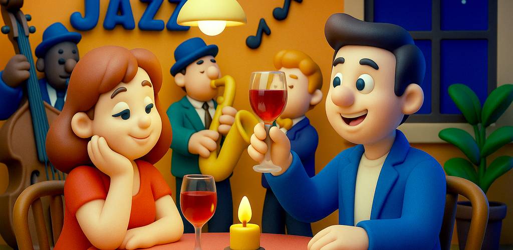 Romantic evening with soft jazz - a selection of 7 radio stations