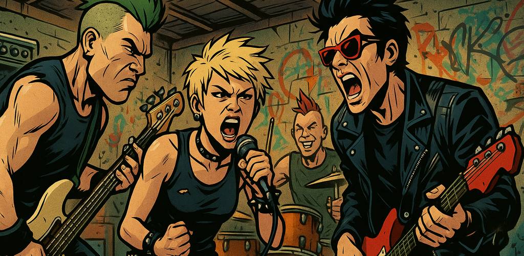 Punk rock without borders - 10 radio stations from Britain and the USA
