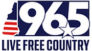 96.5 Live Free Country 96.5 Live Free Country logo