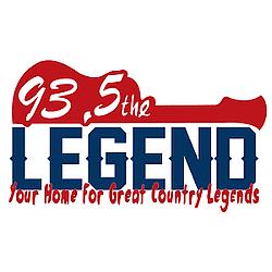 93.5 The Legend Radio logo