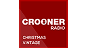 Crooner Radio Christmas Vintage logo