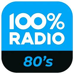 100% Radio - 80s logo