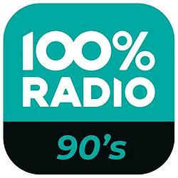 100% Radio - 90s logo