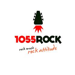 1055 Rock logo