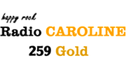 Radio Caroline 259 Gold logo