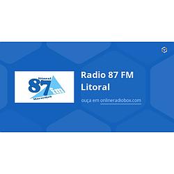 Radio 87 FM Litoral logo