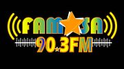 Famosa 90.3 FM logo