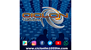CICLON 105.5 FM logo