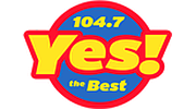 104.7 Yes The Best logo