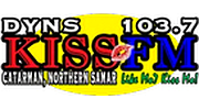 Dyns-kiss-fm-103.7 Catarman logo