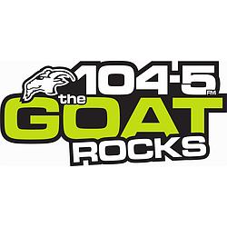 104.5 The Goat logo