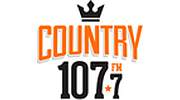 Country 107.7 FM logo