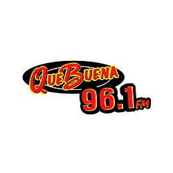 Qué Buena 106.1 FM logo