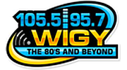 WIGY 105.5 & 95.7 FM WIGY 105.5 & 95.7 FM logo