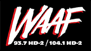 WAAF Boston's Rock Station WAAF Boston's Rock Station logo