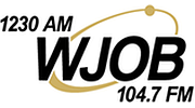 WJOB 1230 AM - 104.7 FM WJOB 1230 AM - 104.7 FM logo