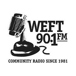WEFT 90.1 FM logo