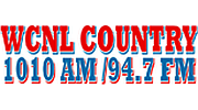 WCNL Country 1010 AM/94.7 FM WCNL Country 1010 AM/94.7 FM logo