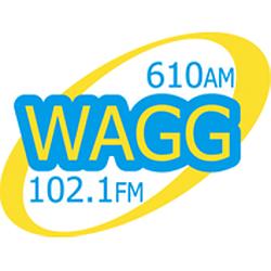WAGG 610 AM and 100.1 FM