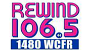 Rewind - WCFR 1480 AM/106.5 FM Rewind - WCFR 1480 AM/106.5 FM logo