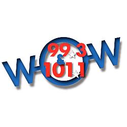 WOW 101.1 & 99.3 logo