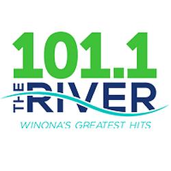 101.1 The River logo