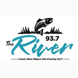 93.7 The River Radio logo